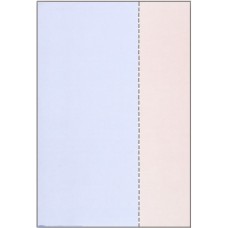 A4 BLUE/BEIGE PAPER WITH VERTICAL PERFORATION 
